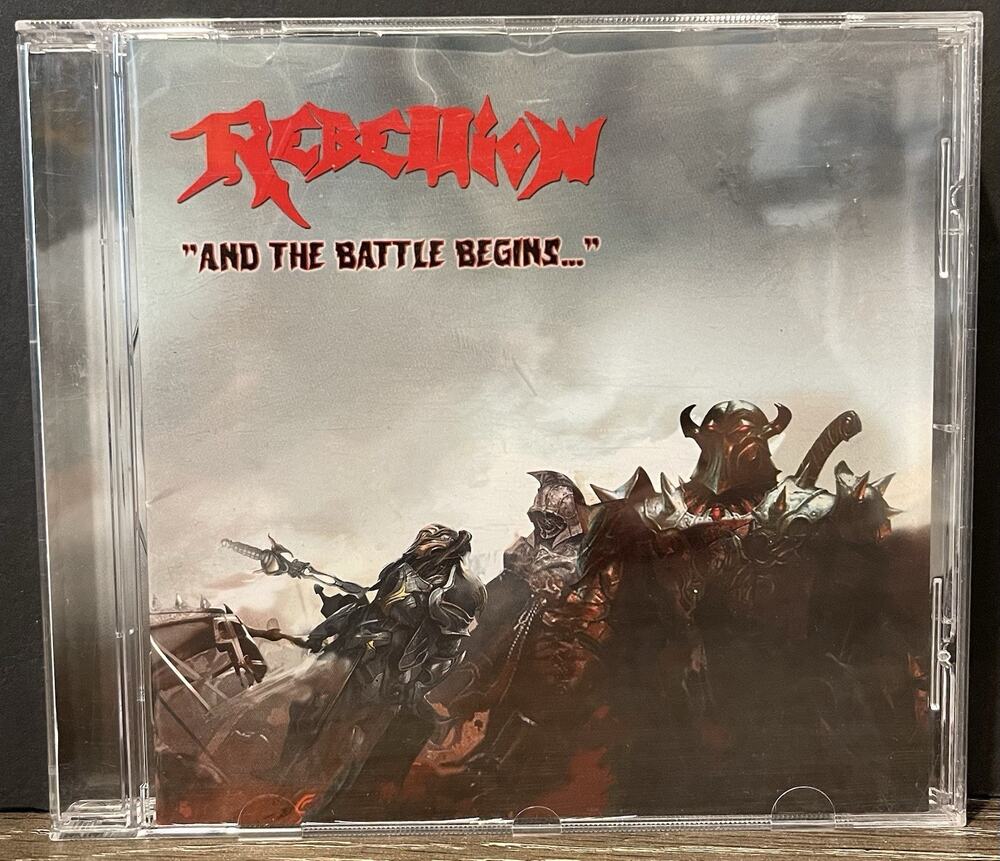 Rebellion And The Battle Begins CD Preowned Cult Metal Classics Out Of Print